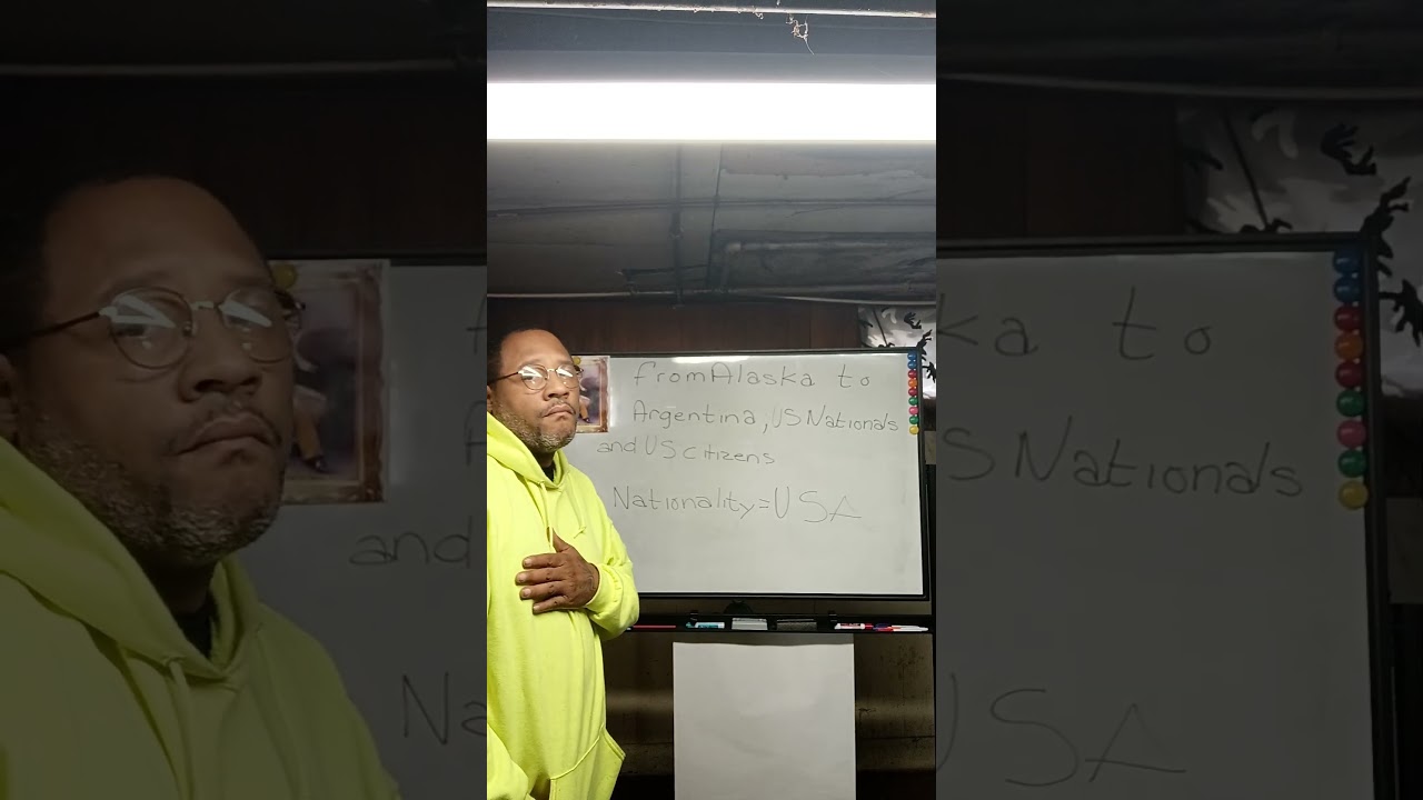 Dark skinned, Moslem American born citizen of the United States