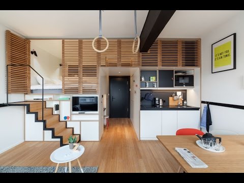 Video: Rummelig mikro-lejlighed til Global Nomad: Zoku Loft i Amsterdam