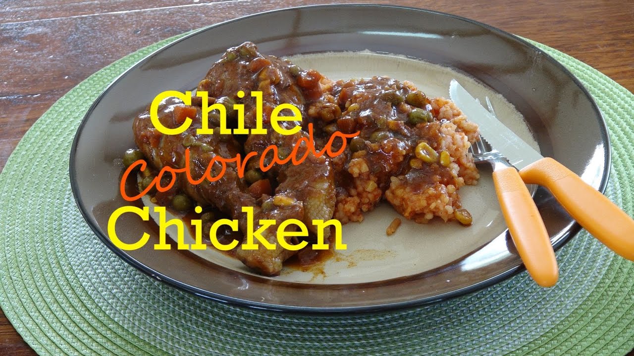 Chile Colorado Style Chicken Stew YouTube