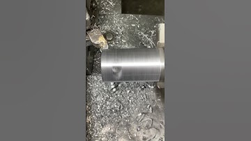 Carbon Tip Cutting Aluminium Piston #youtubeshorts #machinary #lathemachine #shortvideo