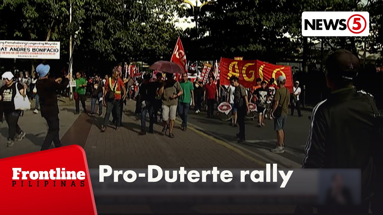 Ilang pro-Duterte groups, nag-rally sa Maynila para ipanawagan ang ...