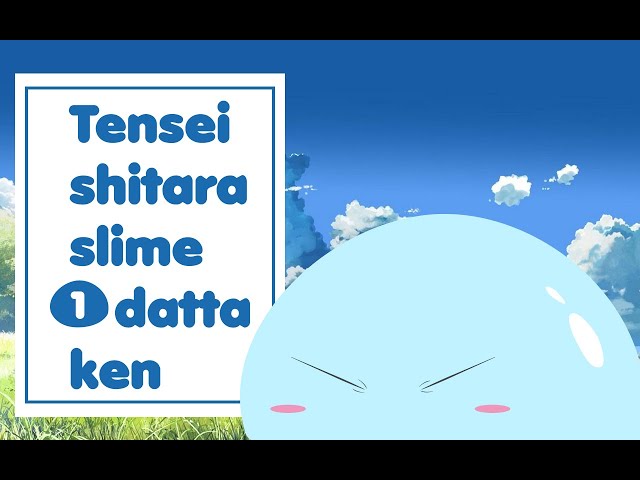 primeiro episódio de Tensei Shitara Slime Datta Ken 😍🫂 espero