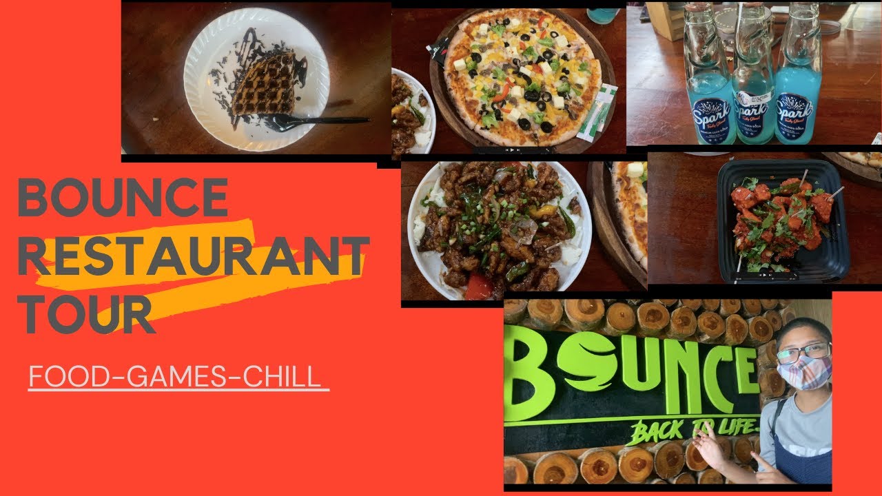 Bounce Restaurant tour Food Review , Games and Chill Hyderabad Food