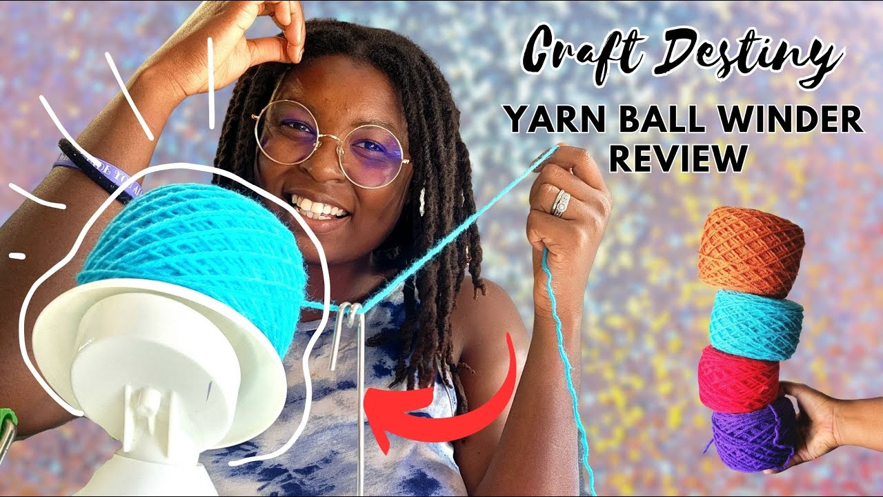 Trying out an Electric Electric Yarn Ball Winder For the First Time