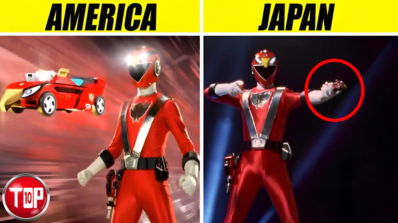 TOP 10 Footage Super Sentai yang Susah Digunakan di Power Rangers