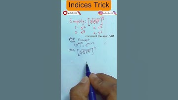 Simplify: [³√(⁶√(5⁹))]⁴ | Laws of Indices & Surds Explained. #maths #indices #jeemains #class9maths