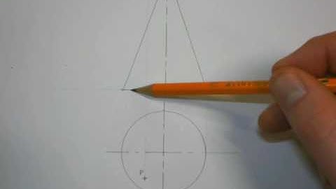 solid in contact find point on cone in elevation