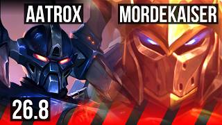 AATROX vs MORDEKAISER (TOP) | KR Master | 26.8