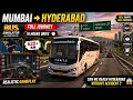 Mumbai to Hyderabad Bus Drive 😱 Real Indian Simulator Gameplay