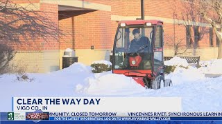 Vigo County School Corporation and the City of Terre Haute partner for Clear the Way Day