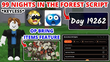 99 Night In The Forest *KEYLESS* Script - Auto Chop Trees, Auto Feed, Auto Cook, Teleport, ESP
