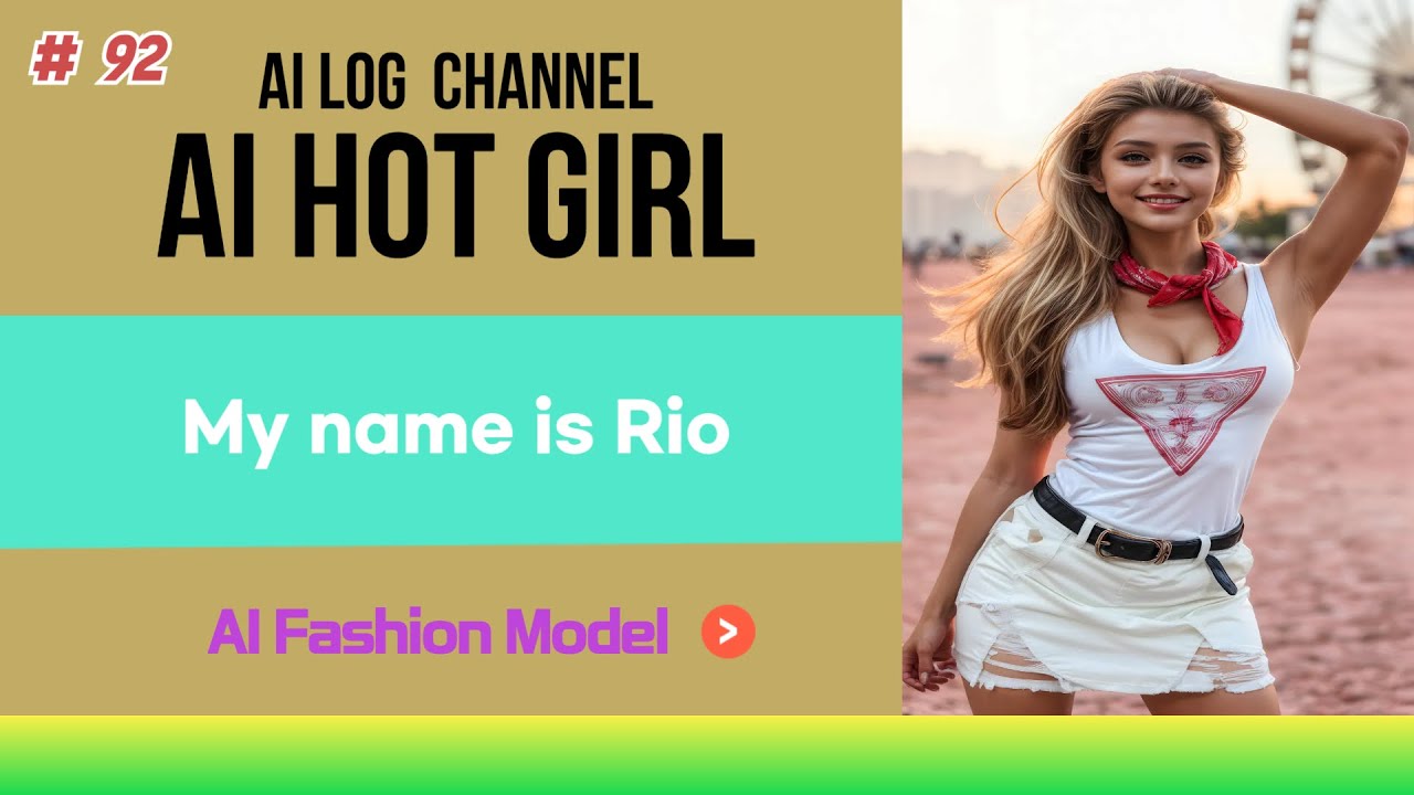 [Ai lookbook] My name is Rio 나의 이름은 Rio라고 해요 私の名前はRioです #aivideo # ...