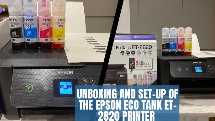 Unboxing de l'imprimante Epson ecotank ET-2810 détourner pour la sublimation  