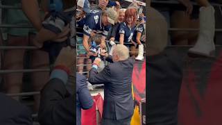 Cowboys owner Jerry Jones is signing babies 👶😅