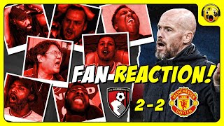 Man Utd Fans RELIEVED Reactions to Bournemouth 2-2 Man Utd | PREMIER LEAGUE