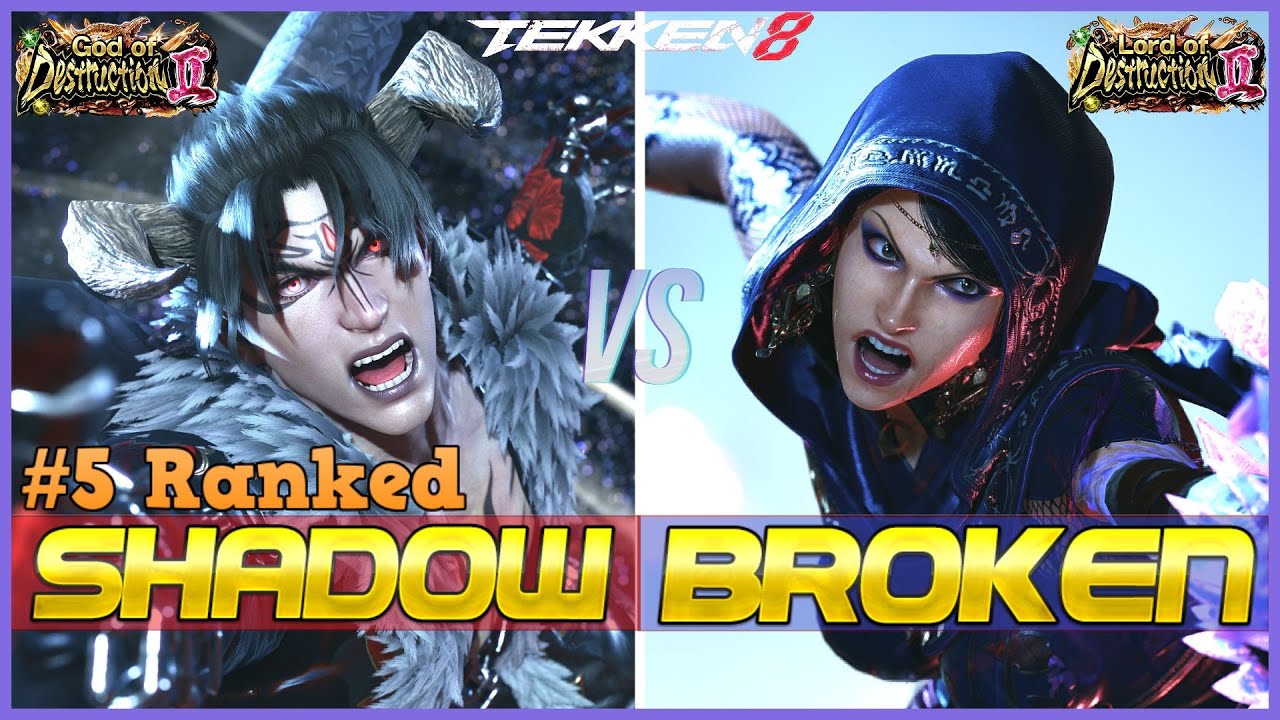 T8 SHADOW20Z (#5 Ranked Devil Jin) Vs HEY BROKEN (Zafina) Tekken 8 High ...