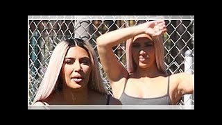 Kim Kardashian Shows Off Cleavage And Tiny Waist At Baseball Game