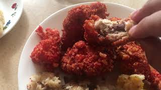 Whats Joshyboy Eating Episode 14 Hot Funyunshot Cheetos Fried Chicken With Egg Tempuras