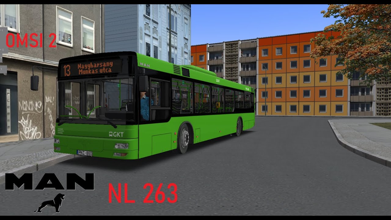 OMSI 2 #11 | Grundorf Hungária 2 | PKC-860 @13 | MAN NL263