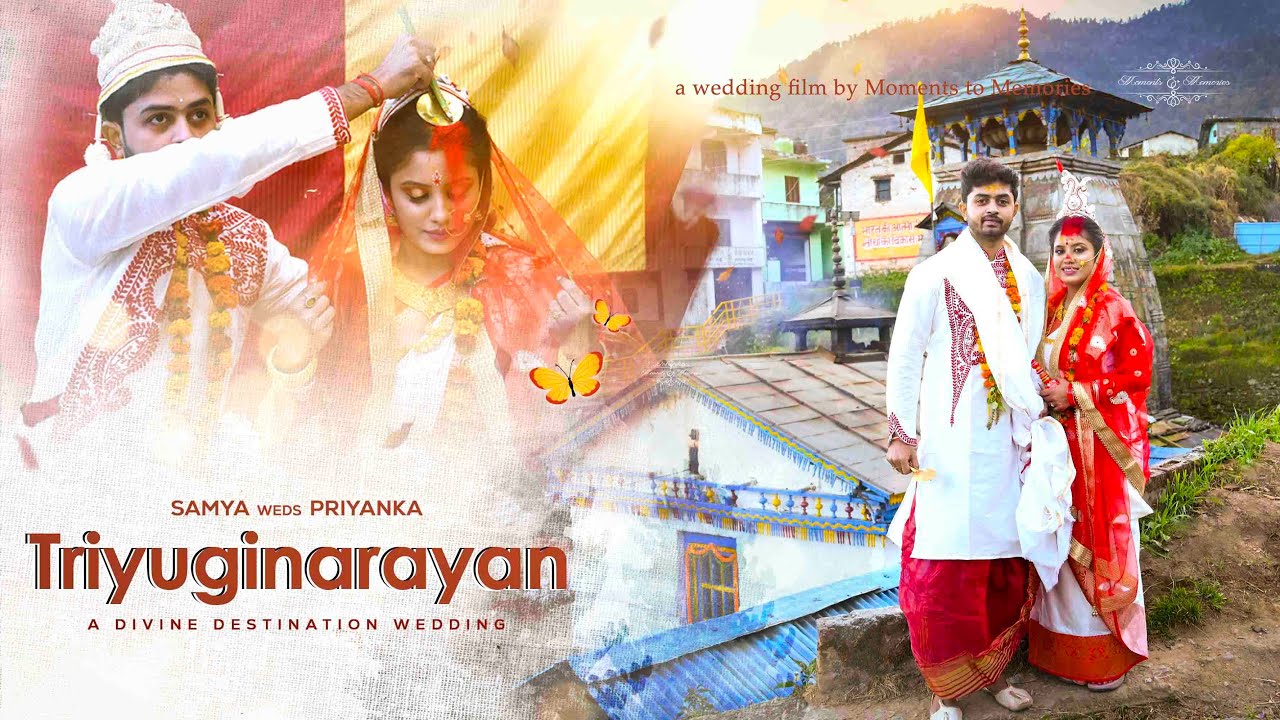 How To Get Married At TRIYUGINARAYAN Temple || Bengali Couple_Garhwal Rituals || Our Dream Wedding||