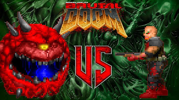 Cacodemon vs Former Sergeant | Brutal Doom II | Monster Infighting
