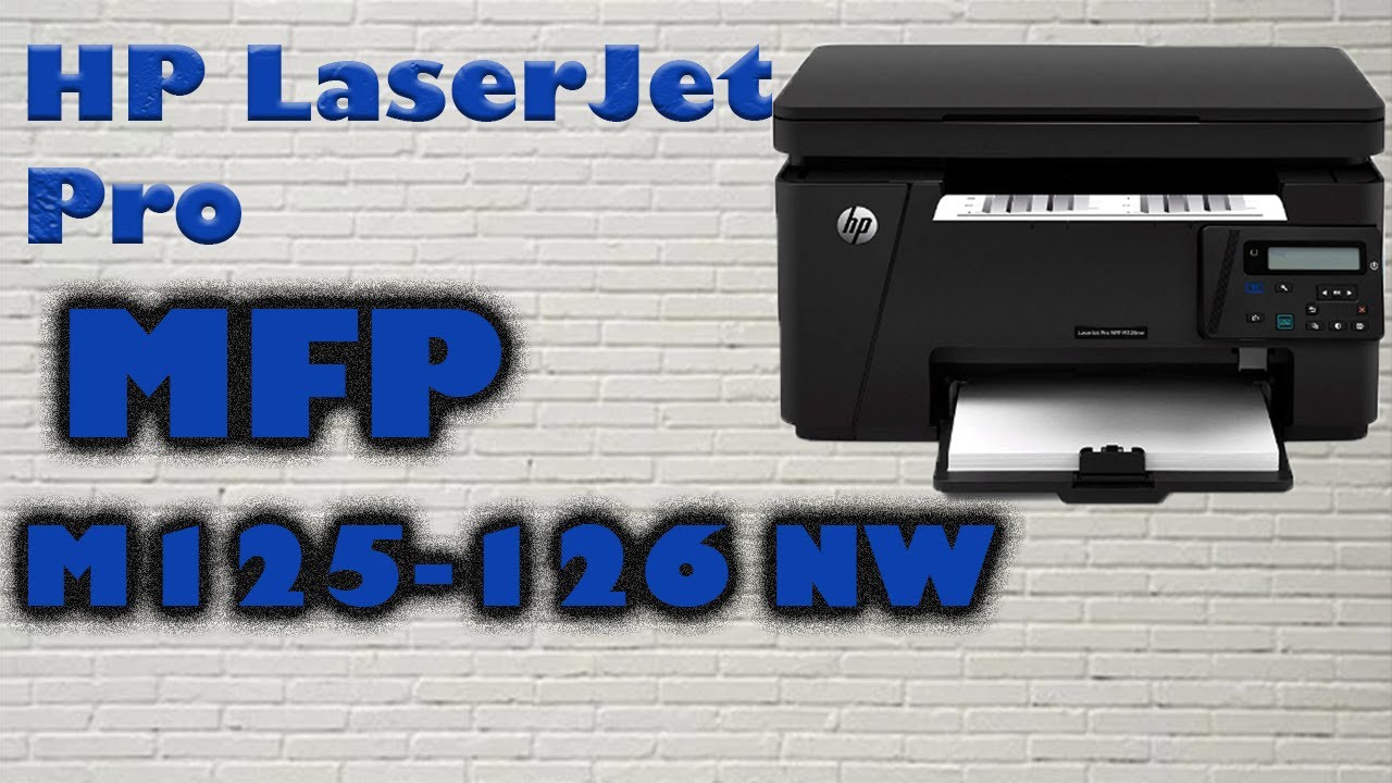 How To Install Hp Laser Jet Pro Mfp M125 126 Printer On A Wireless Network In Laptop Computer Youtube