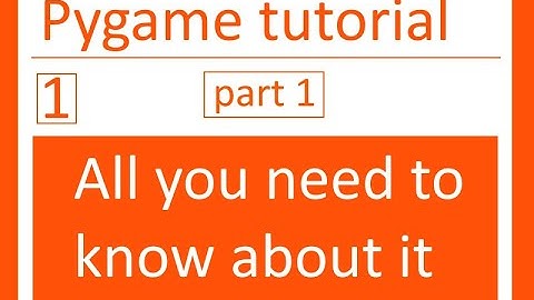 Pygame window and surfaces