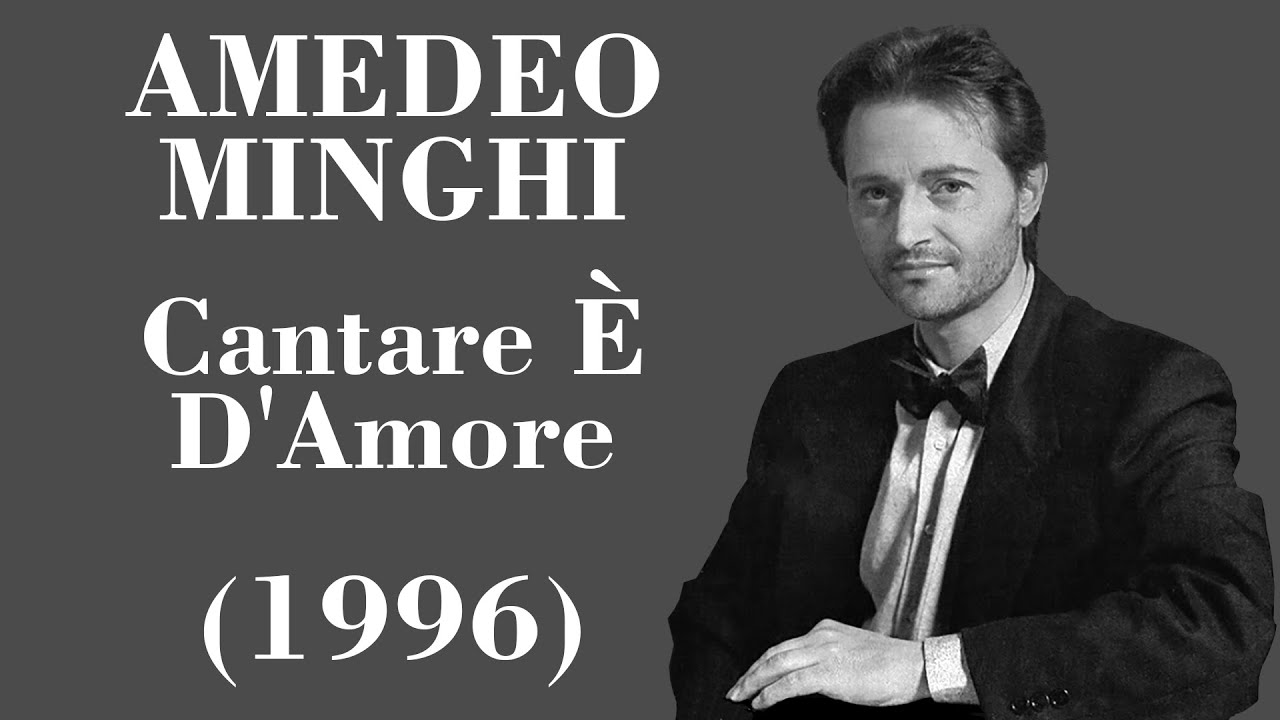 Amedeo Minghi - Cantare È D'Amore - Legendas IT - PT-BR