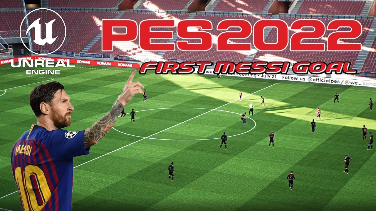 First Messi Goal in PES 2022 Demo On Unreal Engine!