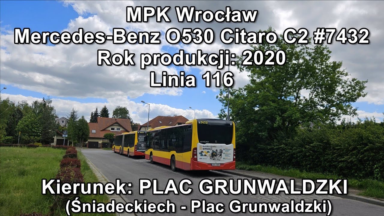 MPK Wrocław - Mercedes-Benz O530 Citaro C2 #7432, Linia 116