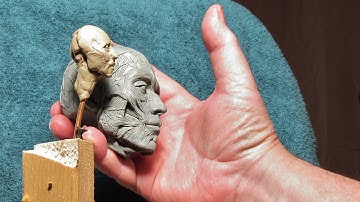 Sculpting With Lemon - Down The Ridge Line - Still working on the Head