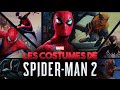 Tous les costumes de spiderman 2 et leurs origines