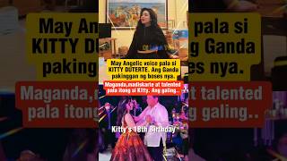 Kitty Duterte's angelic voice #shorts Details
