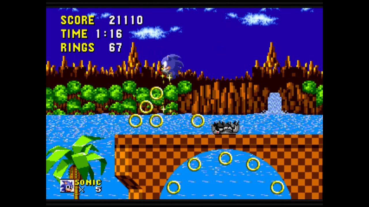 Sonic the Hedgehog Full Playthrough Part 1: Green Hill Zone 