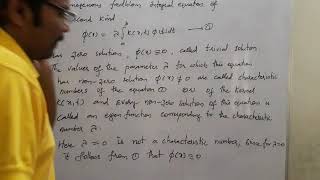 Characteristic Numbers and Eigen functions