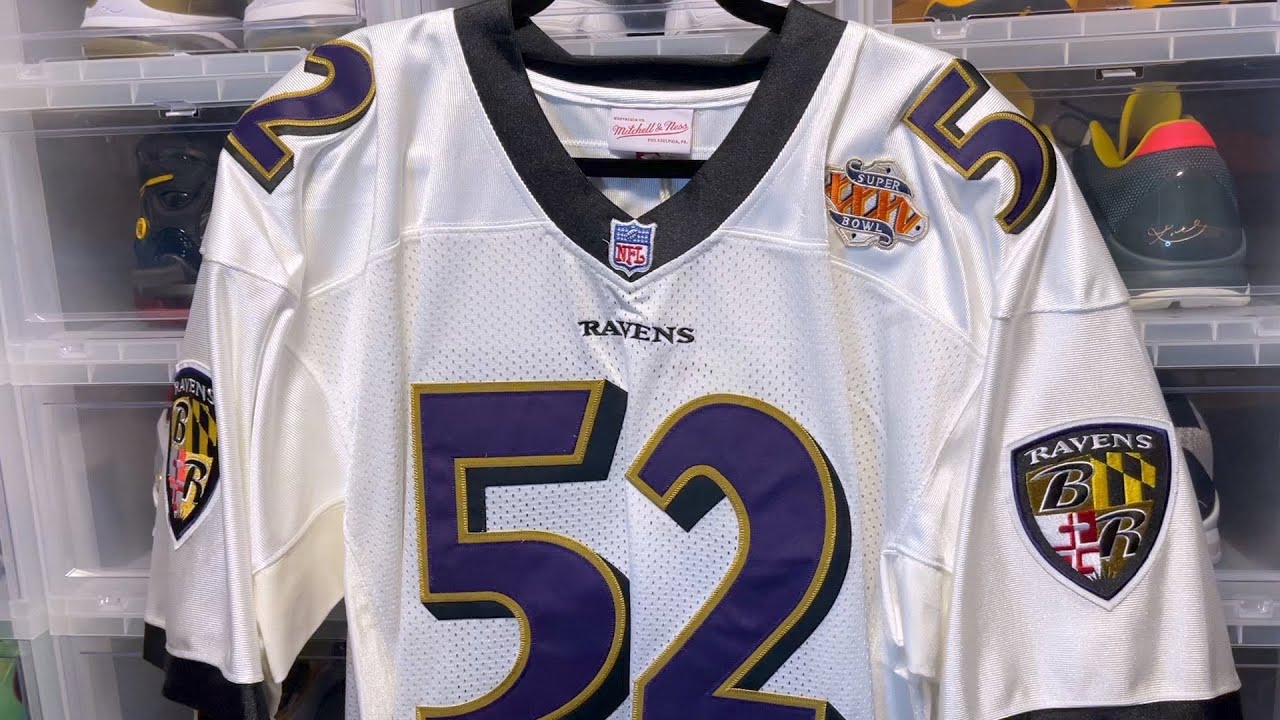 Men's Mitchell Ness Ray Lewis Platinum Baltimore Ravens NFL, 46% OFF
