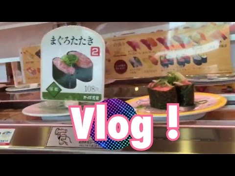 Vlog Japão - almoçando no sushi + comprinhas do daiso! camera iphone 8 plus apk