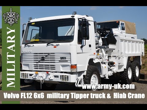 volvo-fl12-6x6-military-tipper-truck-&-hiab-crane