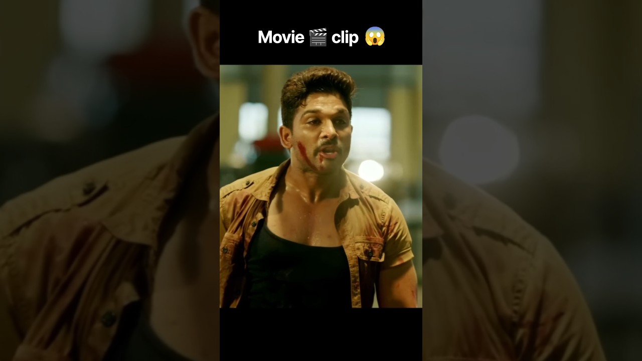 Movie clip 🎬 Allu Arjun #movie #shorts #movieclips