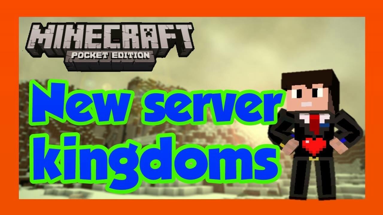 NEW SERVER KINGDOMS MINECRAFT PE 0.13.0 0.14.0 0.15.0 - YouTube