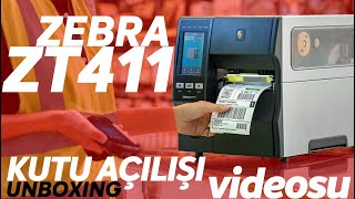 Zebra Zt411 Endüstriyel Barkod Yazıcı Unboxing Kutu Açılışı Videosu