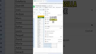 PLANTILLA de HORARIOS en EXCEL #superexcel