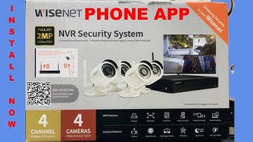 WiseNet NVR Security System Step by Step Instructions INSTALL