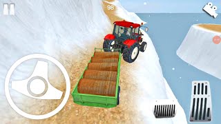Tractor Driver 3D Farming Simulator #9 tractor transport game ट्रैक्टर परिवहन खेल ट्रैक्टर का वीडियो screenshot 1