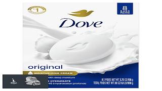 Dove Beauty Bar Soap Original 8 Count for Soft Smooth Skin