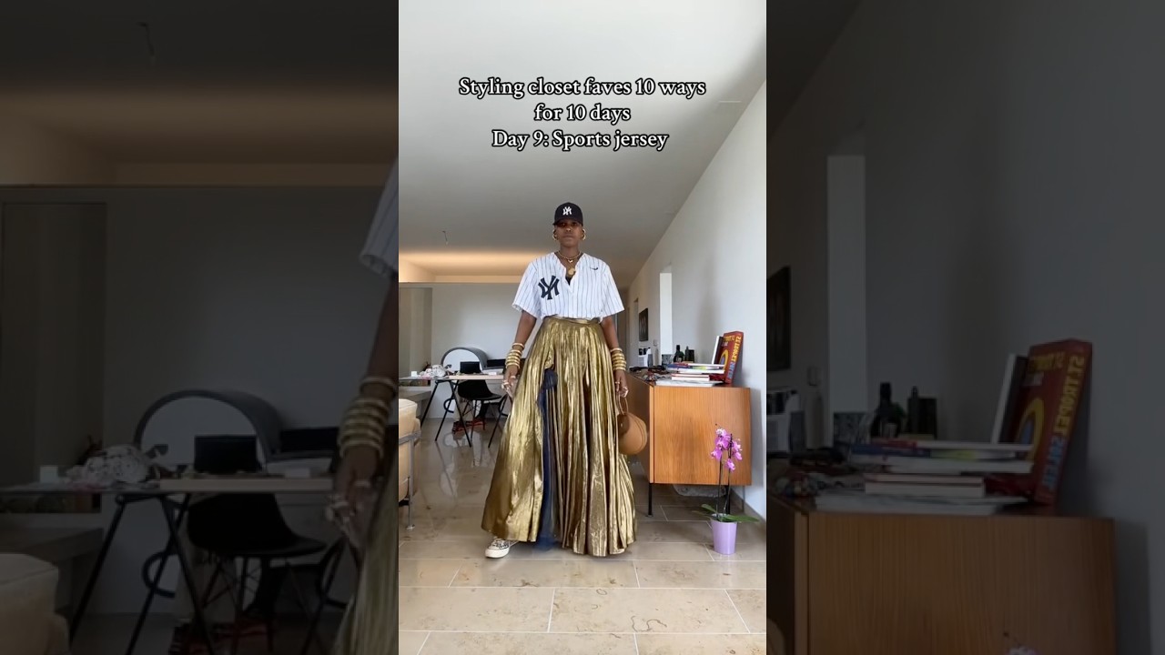 How to style a sports jersey! 