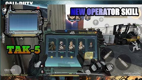 NEW OPERATOR SKILL TAK-5 || CALL OF DUTY MOBILE || GARENA