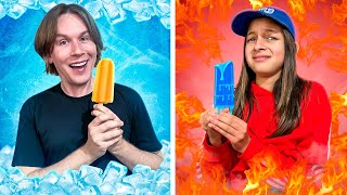 Desafio Guloseima Quente Vs Guloseima Congelada Tio Lucas E Laila Show