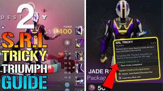 Destiny 2: "SRL TRICKY" Triumph Guide! How To Unlock The "Jade Rabbit" SRL Armor Set TODAY