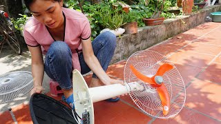 Restoration fan girl 1988s - restore broken fan - guide to repair broken fan at home